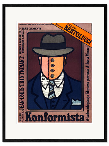 Kunsttryk i ramme THE CONFORMIST, (KONFORMISTA, aka Il CONFORMISTA)