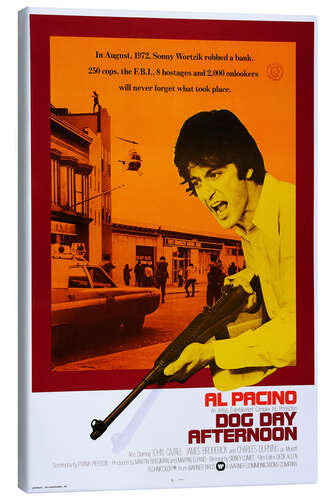 Canvas print DOG DAY AFTERNOON, Al Pacino