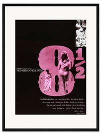 Gerahmter Kunstdruck Achteinhalb (englisch)