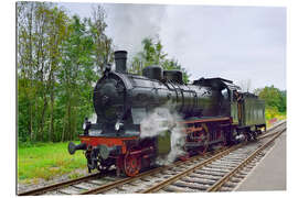 Galleriprint Old Steam Locomotive in the Black Forest