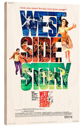 Quadro de madeira West Side Story II