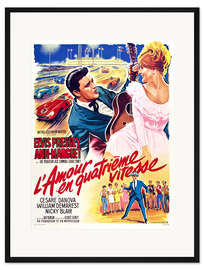 Gerahmter Kunstdruck Tolle Nächte in Las Vegas (französisch)