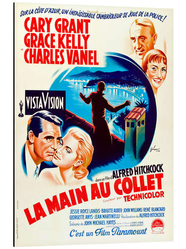 Aluminium print To Catch a Thief, (La Main au Collet), Cary Grant, Grace Kelly