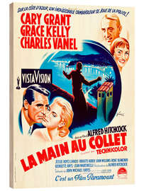 Trätavla To Catch a Thief, (La Main au Collet), Cary Grant, Grace Kelly