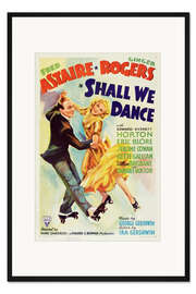 Gerahmter Kunstdruck Tanz mit mir (englisch)