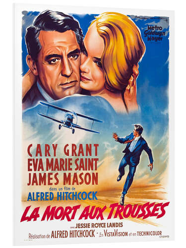 Foam board print North by Northwest (French)