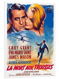 Foam board print North by Northwest (French)