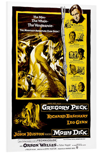 PVC print MOBY DICK, Gregory Peck