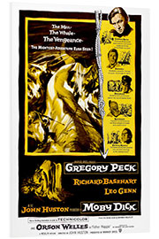 Foam board print MOBY DICK, Gregory Peck