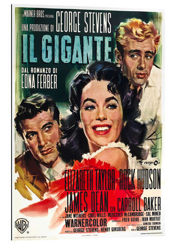 Gallery print GIANT, Rock Hudson, Elizabeth Taylor, James Dean