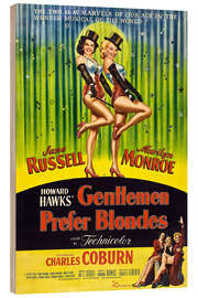 Obraz na drewnie Gentlemen Prefer Blondes I