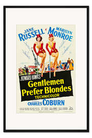 Gerahmter Kunstdruck Blondinen Bevorzugt II