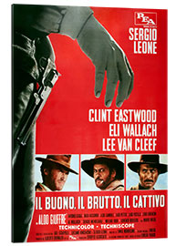 Quadro em plexi-alumínio The Good, the Bad and the Ugly (Italian) I