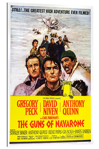 Galleritryck THE GUNS OF NAVARONE, David Niven, Gregory Peck, Anthony Quinn