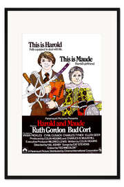 Gerahmter Kunstdruck Harold und Maude (englisch)