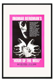 Gerahmter Kunstdruck Die Stunde des Wolfs (englisch)