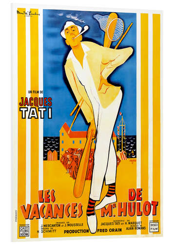 Foam board print Mr. Hulot's Holiday