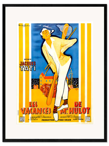 Innrammet kunsttrykk Mr. Hulot's Holiday