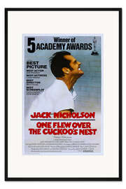 Gerahmter Kunstdruck Einer flog über das Kuckucksnest (englisch)