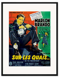 Gerahmter Kunstdruck Die Faust im Nacken (französisch)