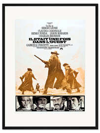 Gerahmter Kunstdruck Spiel mir das Lied vom Tod (französisch)