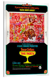 Galleriataulu THE PARTY, Claudine Longet, Peter Sellers