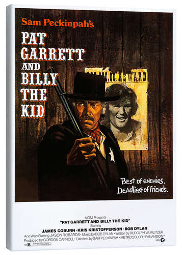 Leinwandbild Pat Garrett jagt Billy the Kid (englisch)