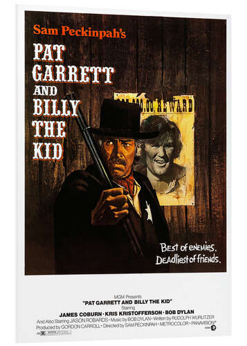 Foam board print PAT GARRETT AND BILLY THE KID, (PAT GARRETT & BILLY THE KID), James Coburn, Kris Kristofferson