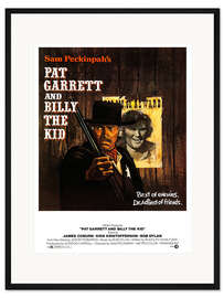 Gerahmter Kunstdruck Pat Garrett jagt Billy the Kid (englisch)
