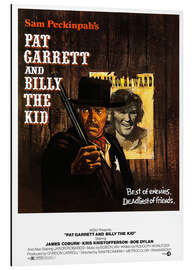 Magnettafel Pat Garrett jagt Billy the Kid (englisch)