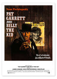 Poster Pat Garrett jagt Billy the Kid (englisch)