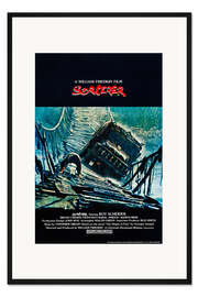 Gerahmter Kunstdruck Atemlos vor Angst (englisch)