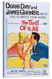 Canvas print THE THRILL OF IT ALL, Doris Day, James Garner