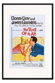 Gerahmter Kunstdruck Was diese Frau So Alles Treibt (englisch)