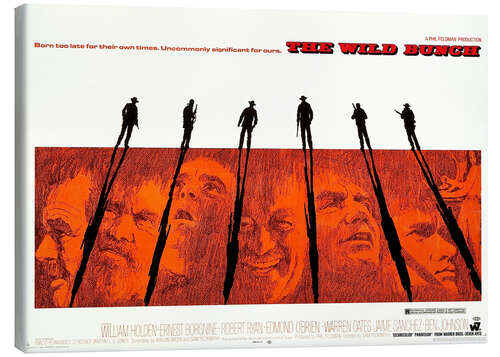 Canvas print The Wild Bunch - They knew no law