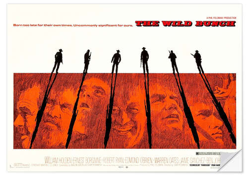 Wall sticker The Wild Bunch - They knew no law