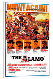 Galleritryck THE ALAMO, John Wayne, Richard Widmark, Laurence Harvey, Frankie Avalon, Richard Boone