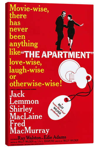 Stampa su tela THE APARTMENT (L'appartamento)