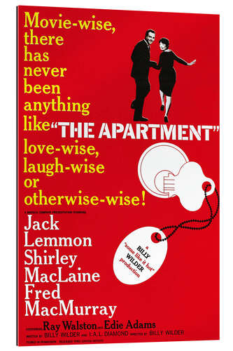 Galleriprint THE APARTMENT, Jack Lemmon, Shirley MacLaine