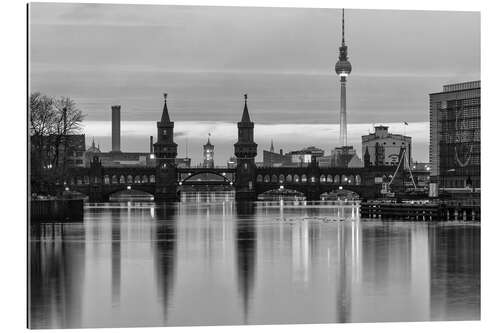 Tableau en plexi-alu Oberbaumbrücke à Berlin 