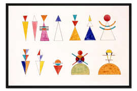 Gerahmter Kunstdruck Bilder einer Ausstellung, Zahlen