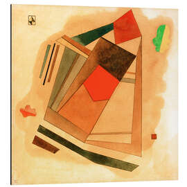 Magnettafel Rot im Quadrat