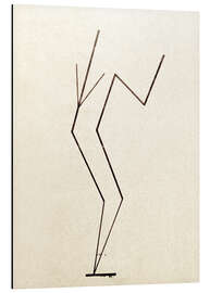 Magnettafel Analytische Zeichnung nach Fotos der Tänzerin Palucca, 1925 II