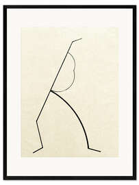 Kehystetty taidepainatus Analytical drawing based on photos of the dancer Palucca, 1925 I