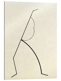 Gallery print Analytical drawing based on photos of the dancer Palucca, 1925 I