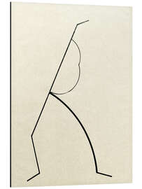 Magnettafel Analytische Zeichnung nach Fotos der Tänzerin Palucca, 1925 I