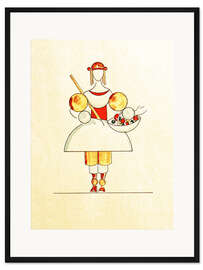 Gerahmter Kunstdruck Bild XII - Marktfrauen von Limoges