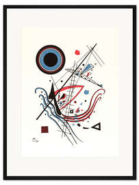 Gerahmter Kunstdruck Blau