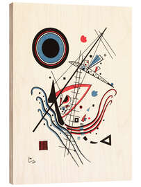 Tableau en bois  Bleu - Wassily Kandinsky