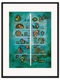 Gerahmter Kunstdruck Etagen